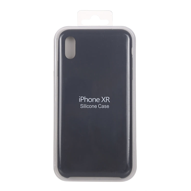 For iPhone XR Four Corners Full Coverage Liquid Silicone Case