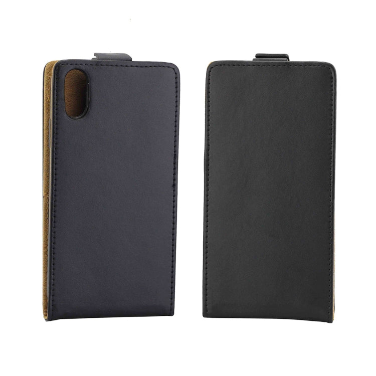 For iPhone XR Business Style Vertical Flip TPU Leather Case with Card Slot, For XR