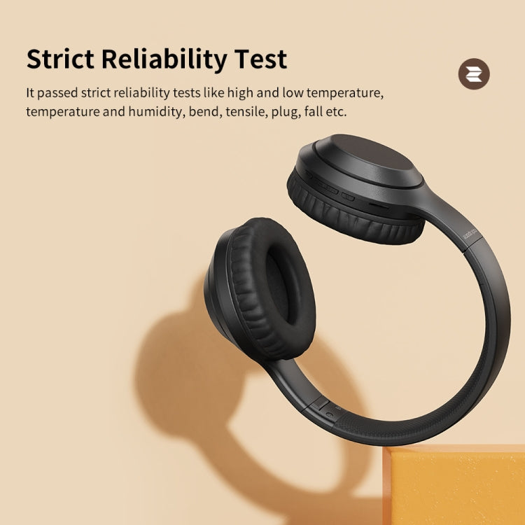 ROCK Space O2 HiFi Bluetooth 5.0 Wireless Headset with Mic, Support TF Card(White)
