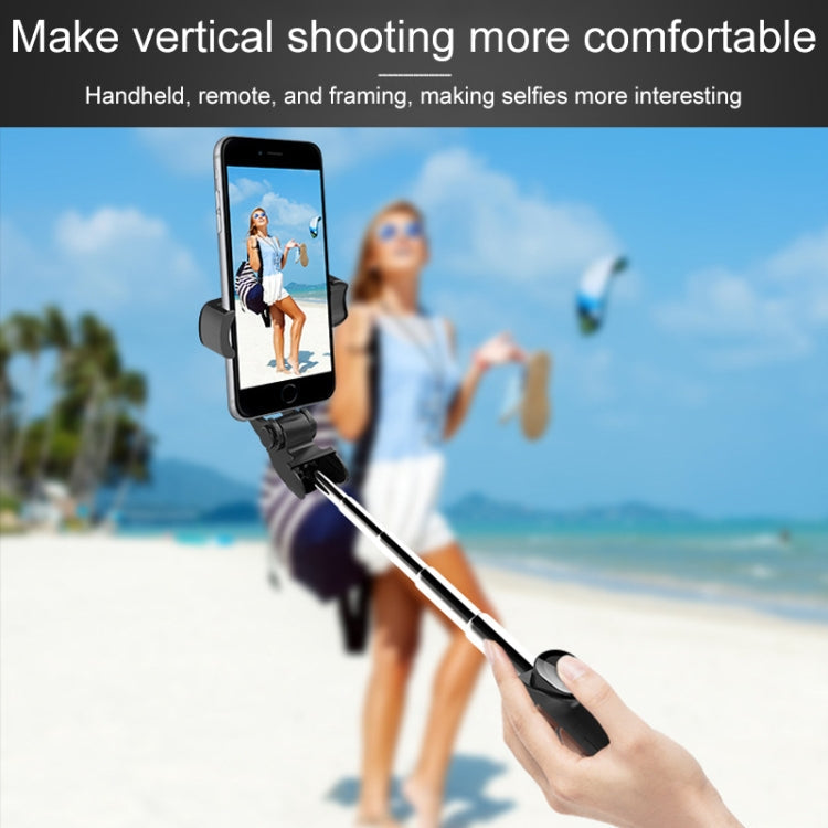 XT-09 Multi-function Live Broadcast Mobile Bluetooth Self-timer Pole Tripod (Red)