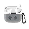 For AirPods Pro Silicone Flip Cover Earphone Protective Case with Anti-drop Buckle, Red, Black, Baby Blue, Coffee, White, Dark Blue, Yellow, Pink, Green, Grey, Light Pink, Watermelon Red, Light Purple, Purple