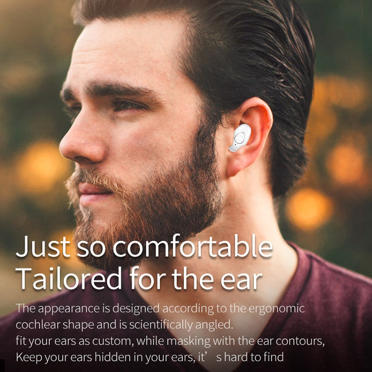 YX01 Sweatproof Bluetooth 4.1 Wireless Bluetooth Earphone, Support Memory Connection & HD Call, White, Black, Flesh Color, Rose Gold, Silver