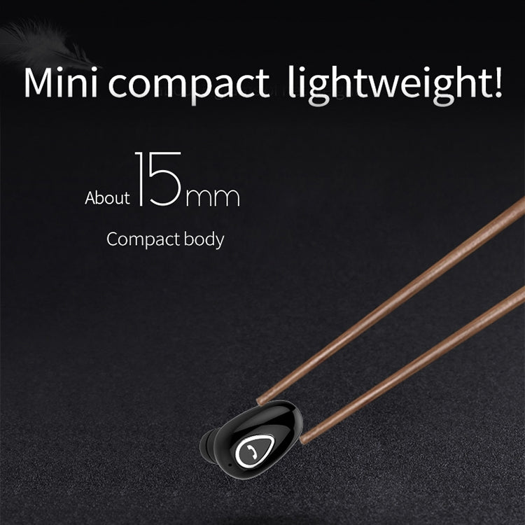 YX01 Sweatproof Bluetooth 4.1 Wireless Bluetooth Earphone, Support Memory Connection & HD Call, White, Black, Flesh Color, Rose Gold, Silver