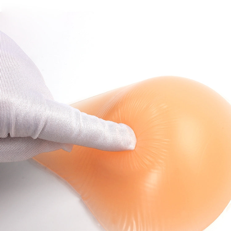 AS6 Spiral Shape Postoperative Rehabilitation Fake Breasts Silicone Breast Pad Nipple Cover 400g/Right, 400g/Right