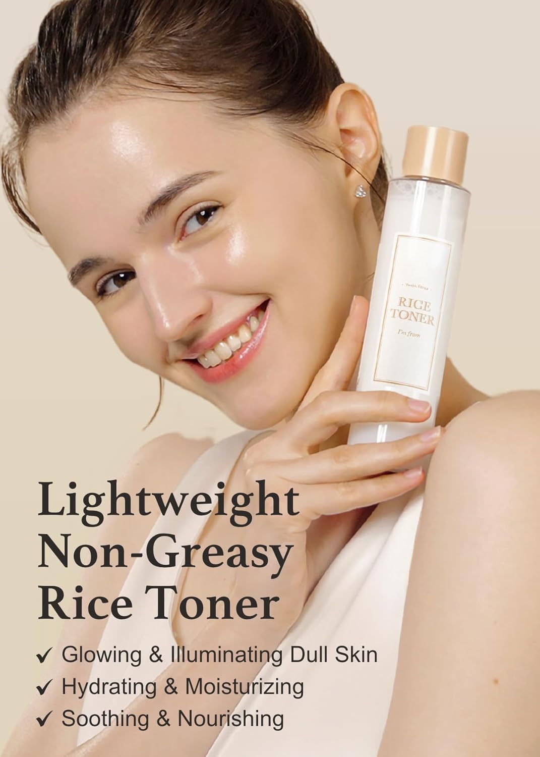 I'M FROM Rice Toner with Rice Extract, Glow Essence & Niacinamide