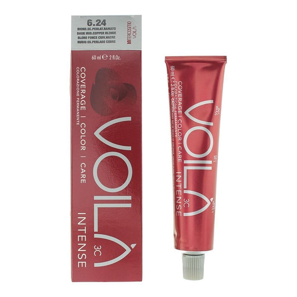 Intercosmo Voila Intense Hair Color 60ml - 6.24 Dark Iridescent Copper Blonde