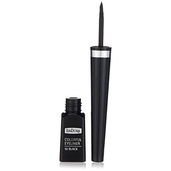 IsaDora Colorful Liquid Eyeliner 3.7ml - 10 Black