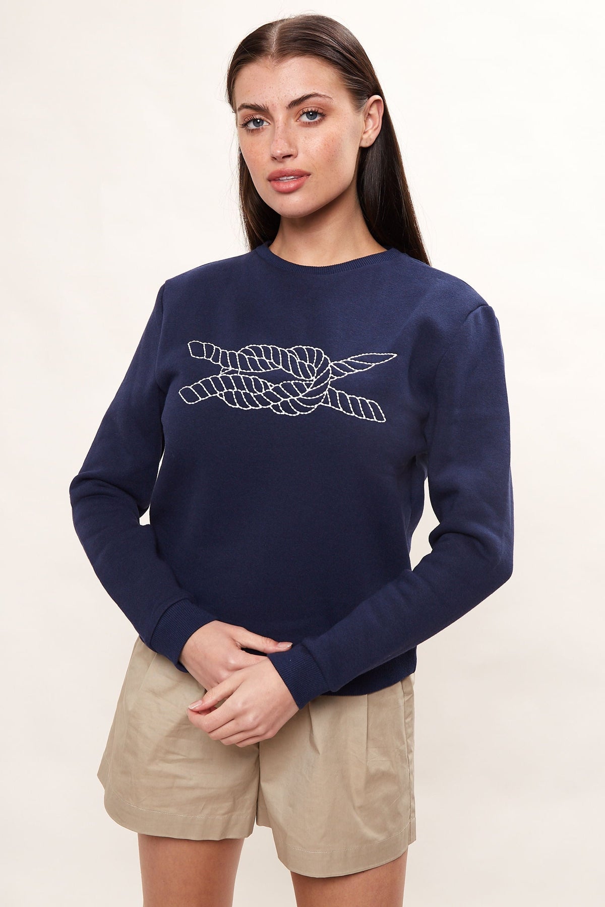 Louche Jan Knot Embroidered Sweatshirt