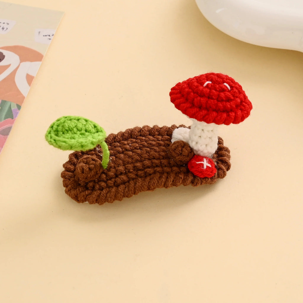 Mushroom Hair Clip