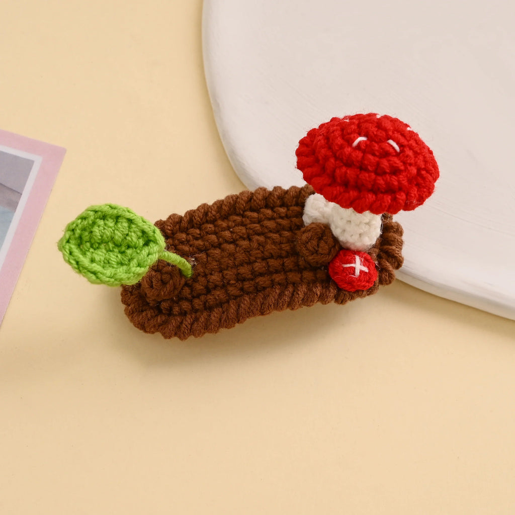 Mushroom Hair Clip
