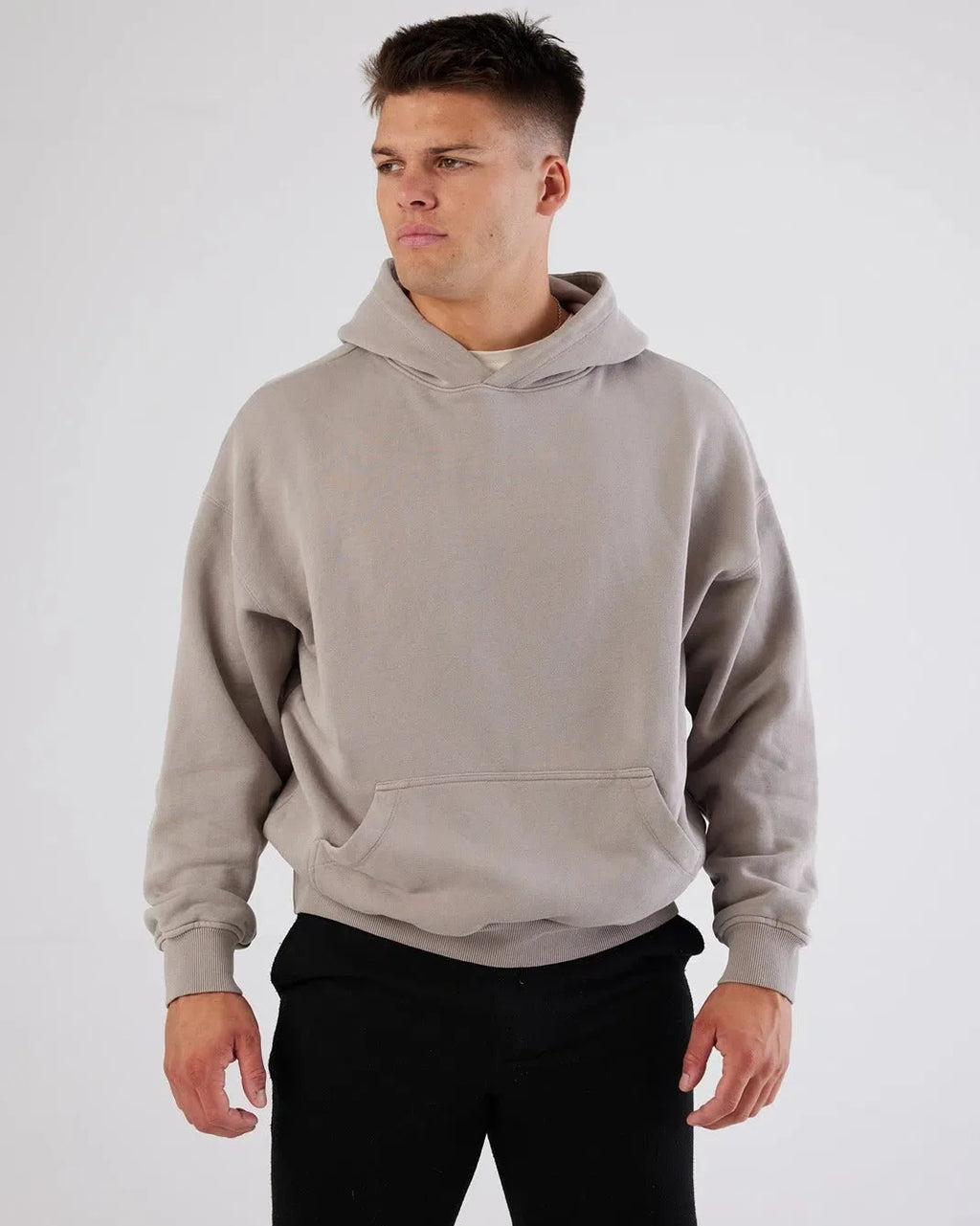Antibes Heavyweight Hoodie Beige
