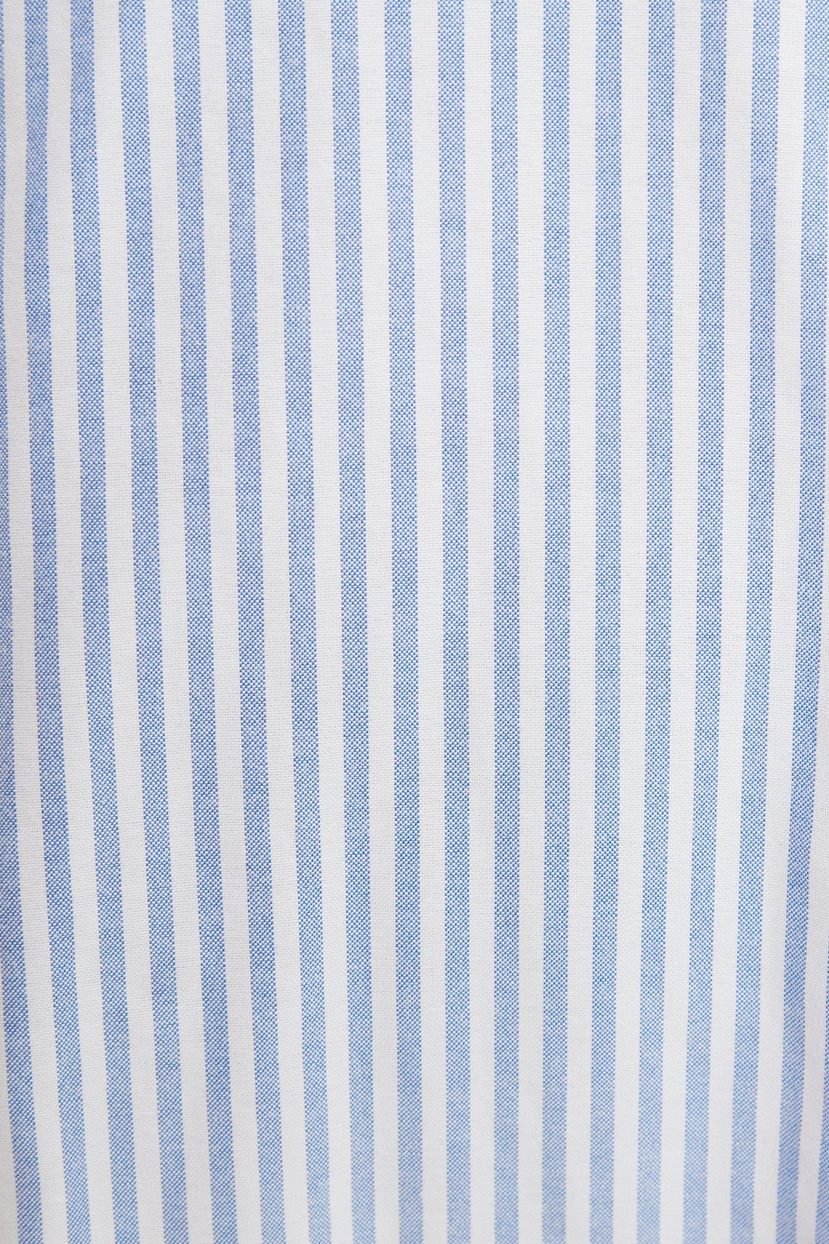Babette Sail Stripe Shirred Bodice Midi Dress Blue