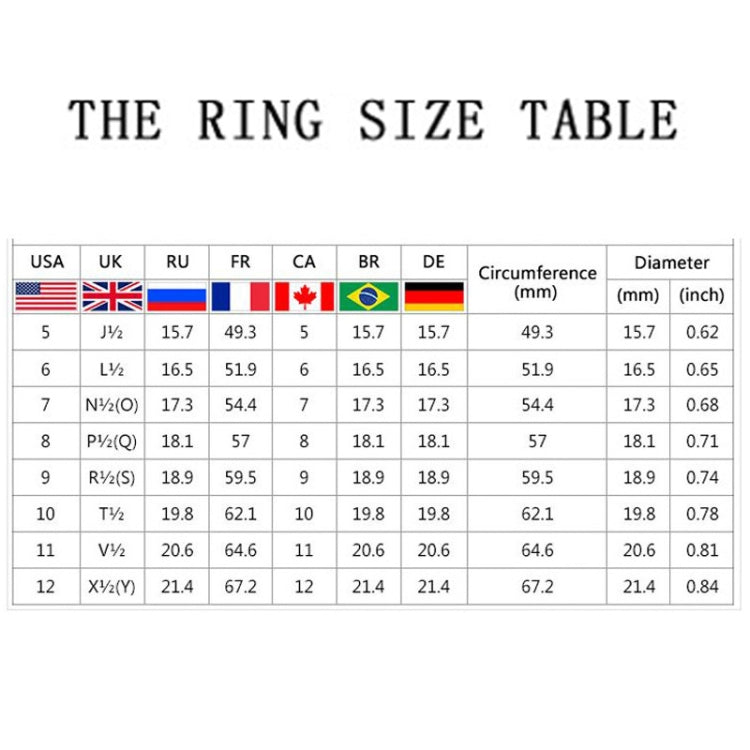 Princess Queen Crown-shaped Rose Gold Plated Zircon Ring, US Size: 8, Diameter: 18.1mm, Perimeter: 57mm, 8