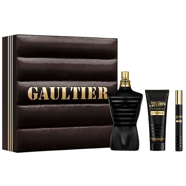 Jean Paul Gaultier Le Male Le Parfum Gift Set 125ml EDP + 75ml Shower Gel + 10ml EDP