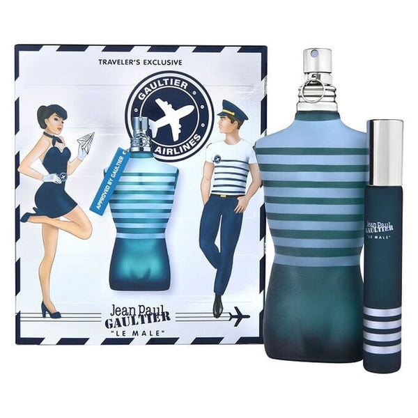 Jean Paul Gaultier Le Male Traveller's Exclusive Gift Set 125ml EDT + 20ml EDT