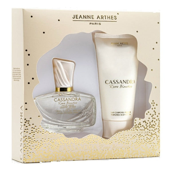 Jeanne Arthes Cassandra Roses Blanches Gift Set 100ml EDP + 100ml Body Lotion