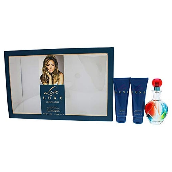 Jennifer Lopez Live Luxe Gift Set 100ml EDP + 75ml Body Lotion + 75ml Shower Gel