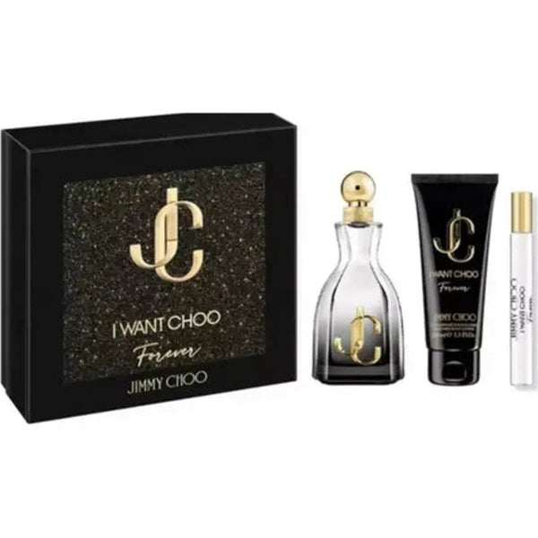 Jimmy Choo I Want Choo Forever Gift Set 100ml EDP + 100ml Body Lotion + 7.5ml EDP
