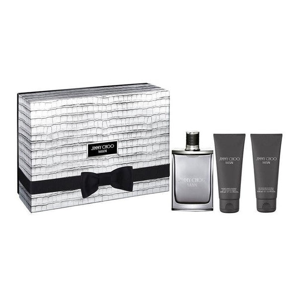 Jimmy Choo Man Gift Set 100ml EDT + 100ml Shower Gel + 7.5ml EDT
