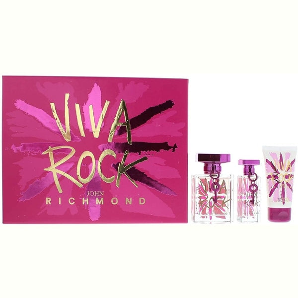 John Richmond Viva Rock Gift Set 50ml EDT 15ml EDT + 50ml Body Lotion