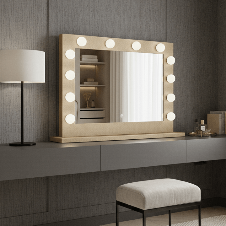 Jolie Gold Hollywood Mirror 80 x 60cm