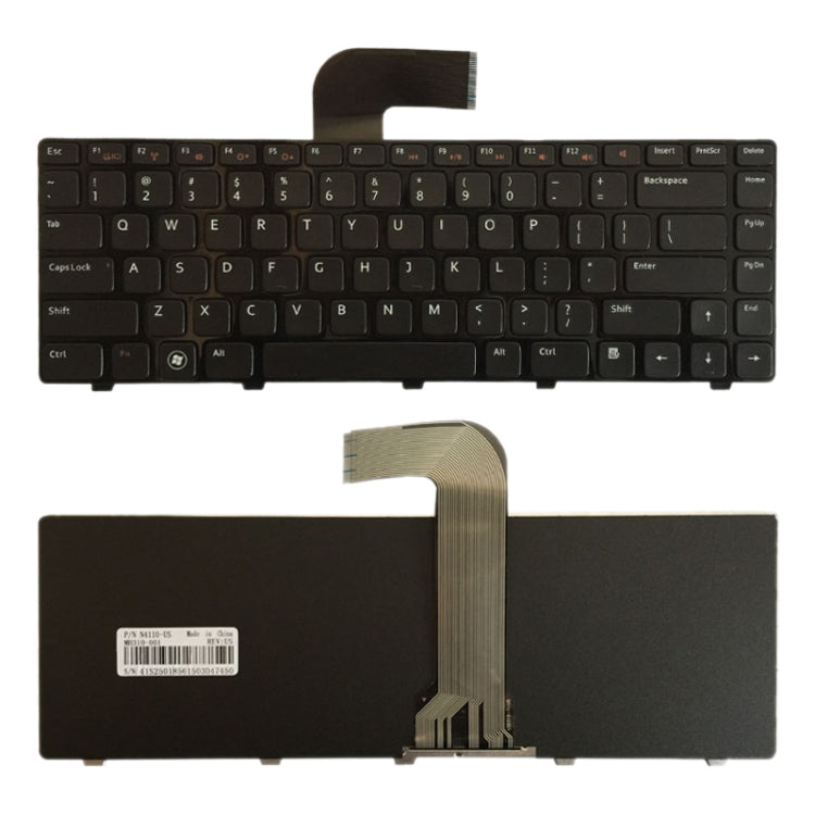 US Keyboard for DELL Inspiron 14R N4110 M4110 N4050 M4040 N5050 M5050 M5040 N5040 3330 X501LX502L P17S P18 N4120 M4120 L502X, For Dell Inspiron 14R (US)