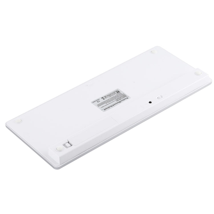 WB-8022 Ultra-thin Wireless Bluetooth Keyboard, Portuguese Keys(Silver)
