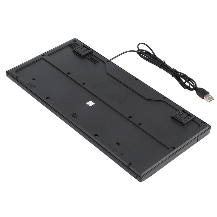 KB-301A Multimedia Notebook Mini Wired Keyboard, Cangjie Version (Black)