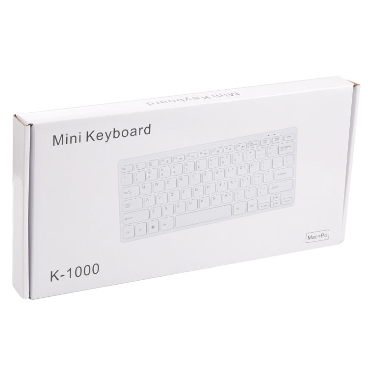 TT-A01 Ultra-thin Design Mini Wired Keyboard, German Version (Black)