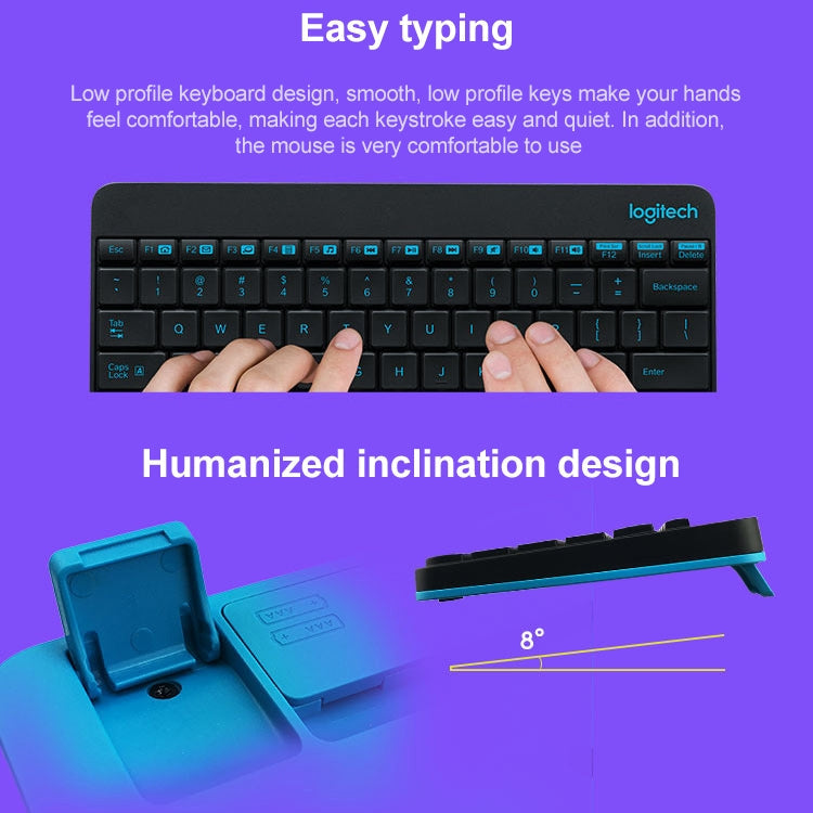 Logitech MK245 Nano Wireless Keyboard Mouse Set
