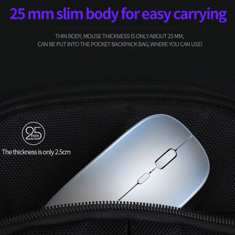 YINDIAO A2 2.4GHz 1600DPI 3-modes Adjustable Wireless Silent Mouse, Battery Powered(Black)