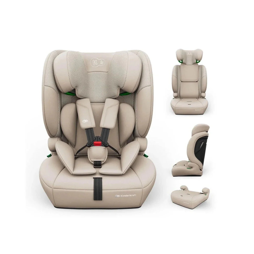Kinderkraft Comfort Up 2 Plus Group 1/2/3 i-Size Car Seat - Beige