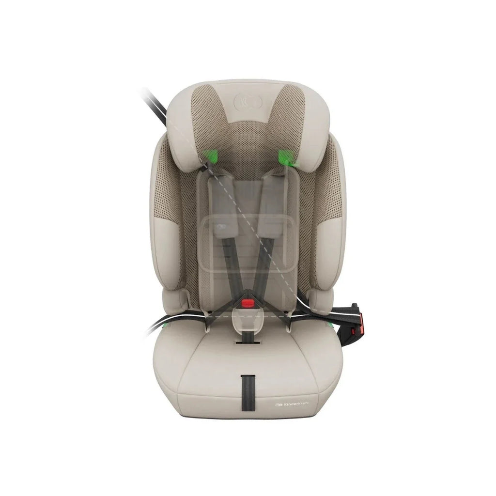 Kinderkraft Comfort Up 2 Plus Group 1/2/3 i-Size Car Seat - Beige