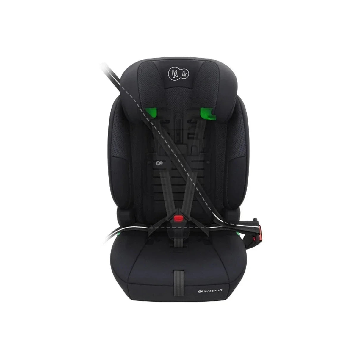 Kinderkraft Comfort Up 2 Plus Group 1/2/3 i-Size Car Seat - Black