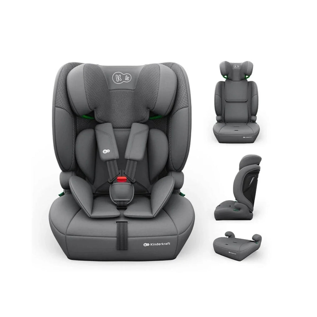 Kinderkraft Comfort Up 2 Plus Group 1/2/3 i-Size Car Seat - Grey