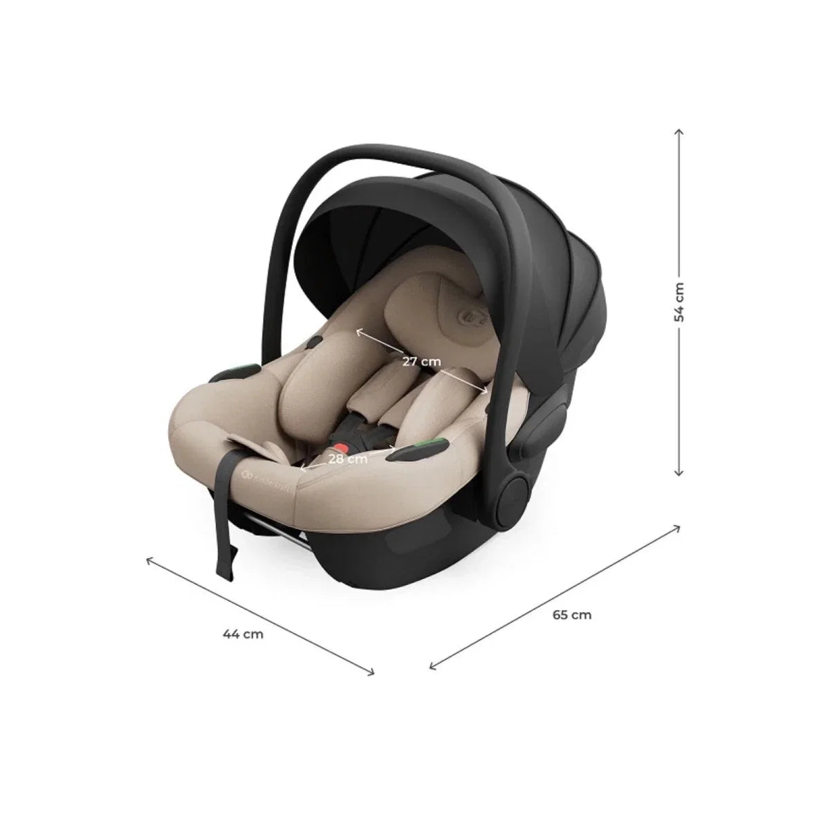 Kinderkraft Endura Safe Car Seat Modular System - Beige
