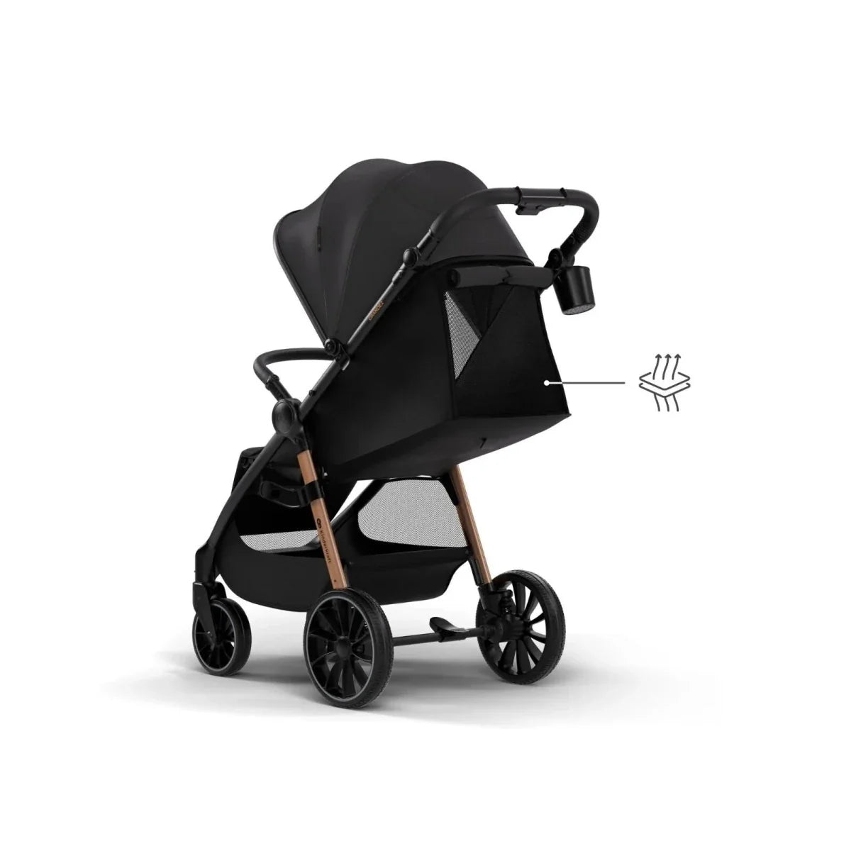 Kinderkraft Grande 2 Stroller - Midnight Black