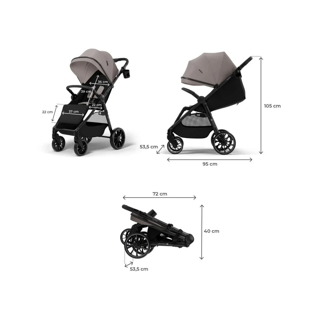 Kinderkraft Grande 2 Stroller - Sand Beige