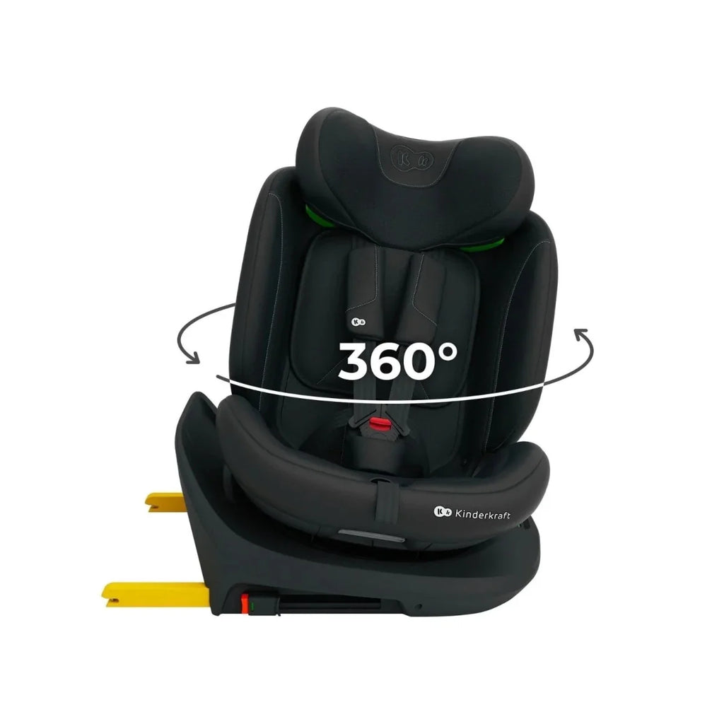 Kinderkraft I-Grow 2 Plus Group 0+/1/2/3 i-Size Car Seat - Black