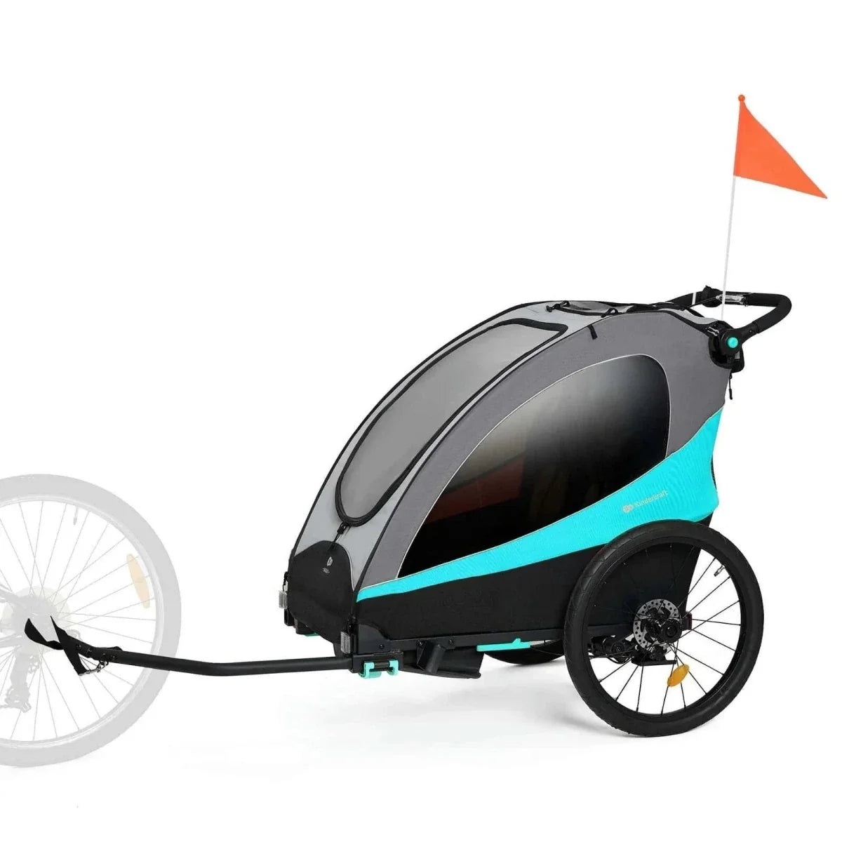 Kinderkraft Nava 3-in-1 Stroller - Hawaiian Blue