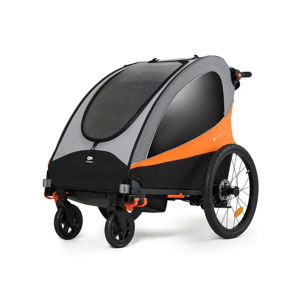 Kinderkraft Nava 3-in-1 Stroller - Sunny Orange