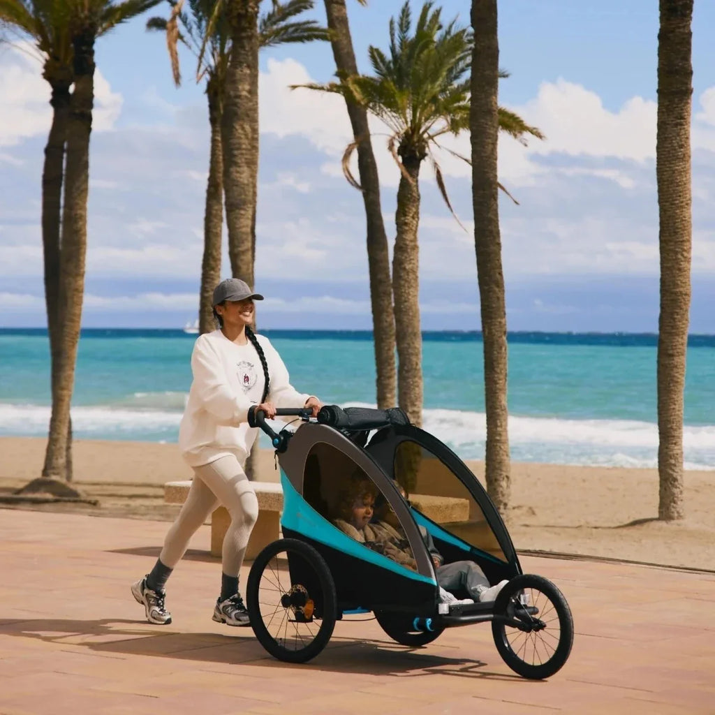 Kinderkraft Nava 3-in-1 Stroller - Sunny Orange
