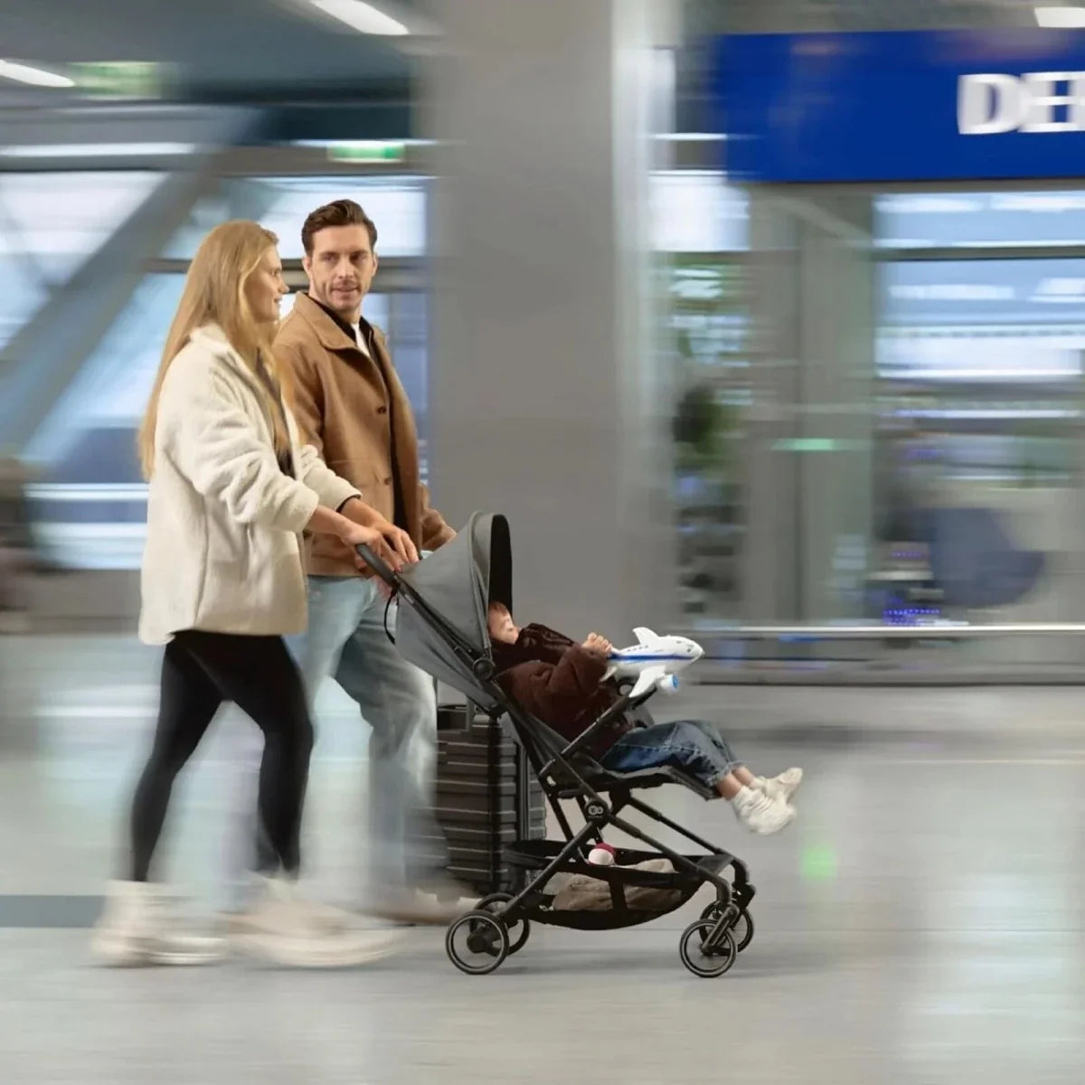 Kinderkraft Nebo Compact Stroller - Soft Beige