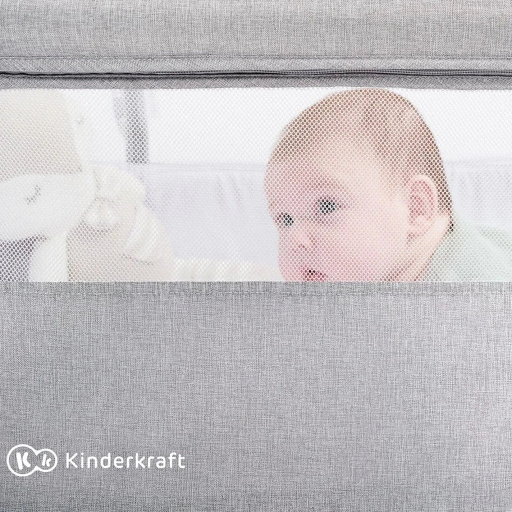 Kinderkraft Nestee Up 2 Bedside Crib - Beige