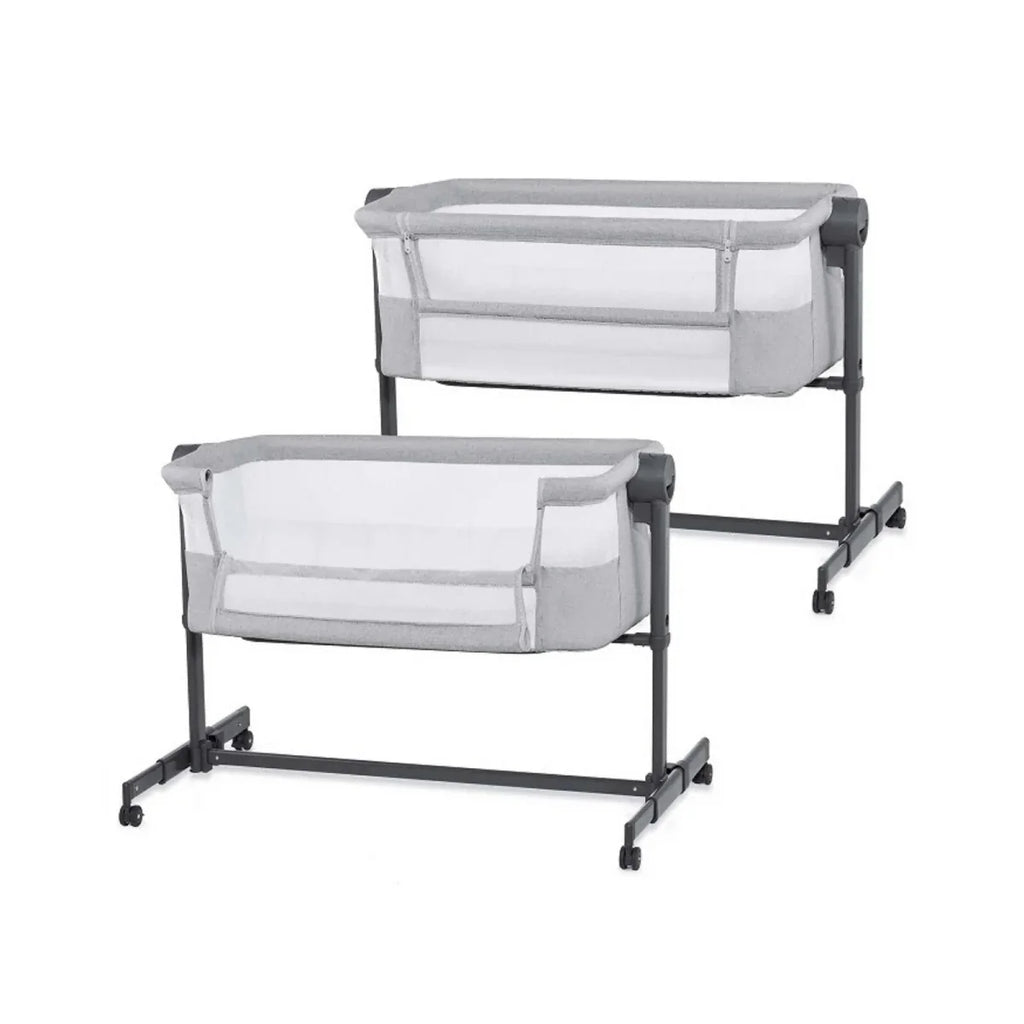 Kinderkraft Nestee Up 2 Bedside Crib - Light Grey