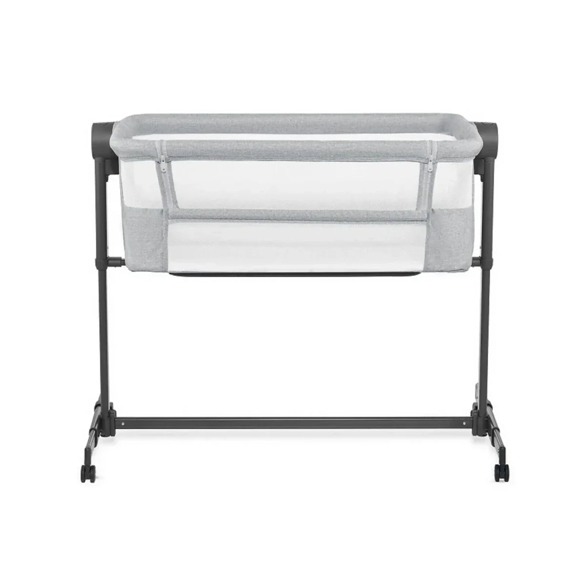 Kinderkraft Nestee Up 2 Bedside Crib - Light Grey