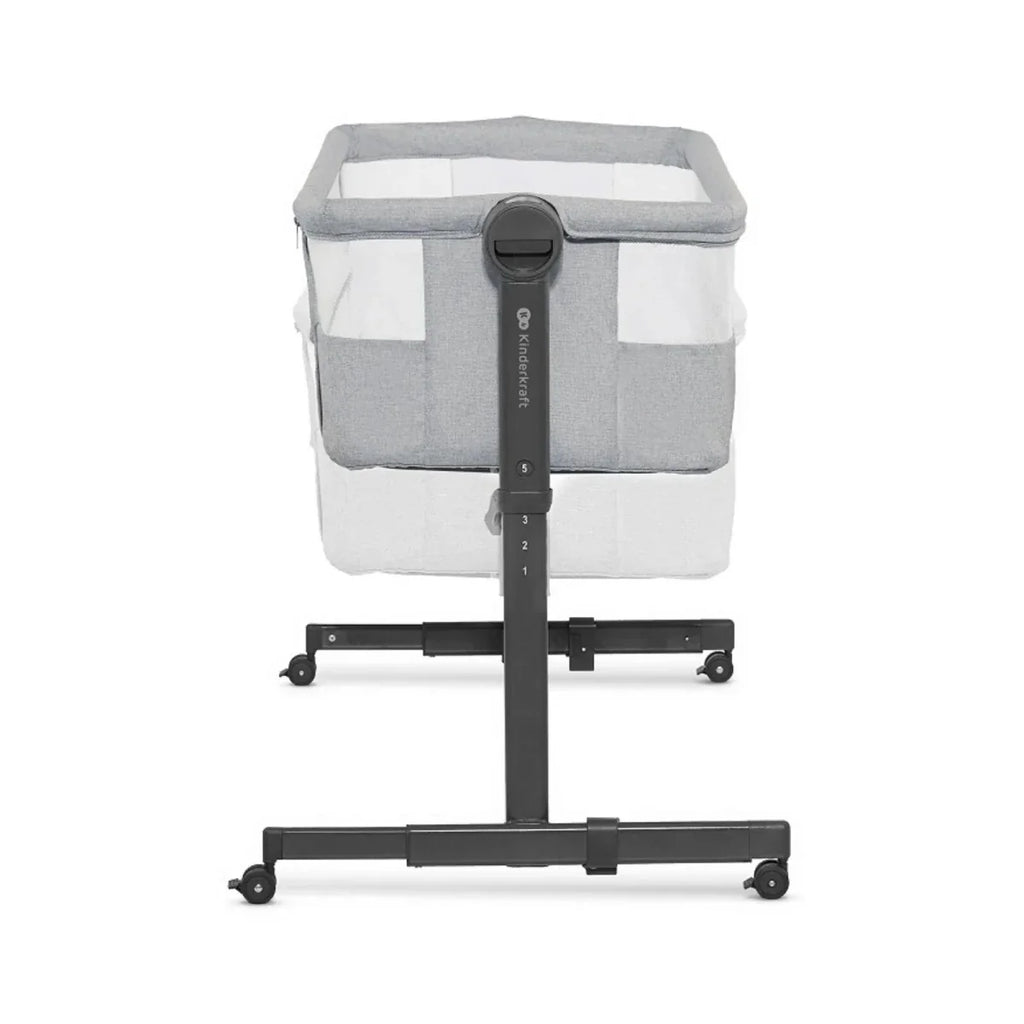 Kinderkraft Nestee Up 2 Bedside Crib - Light Grey