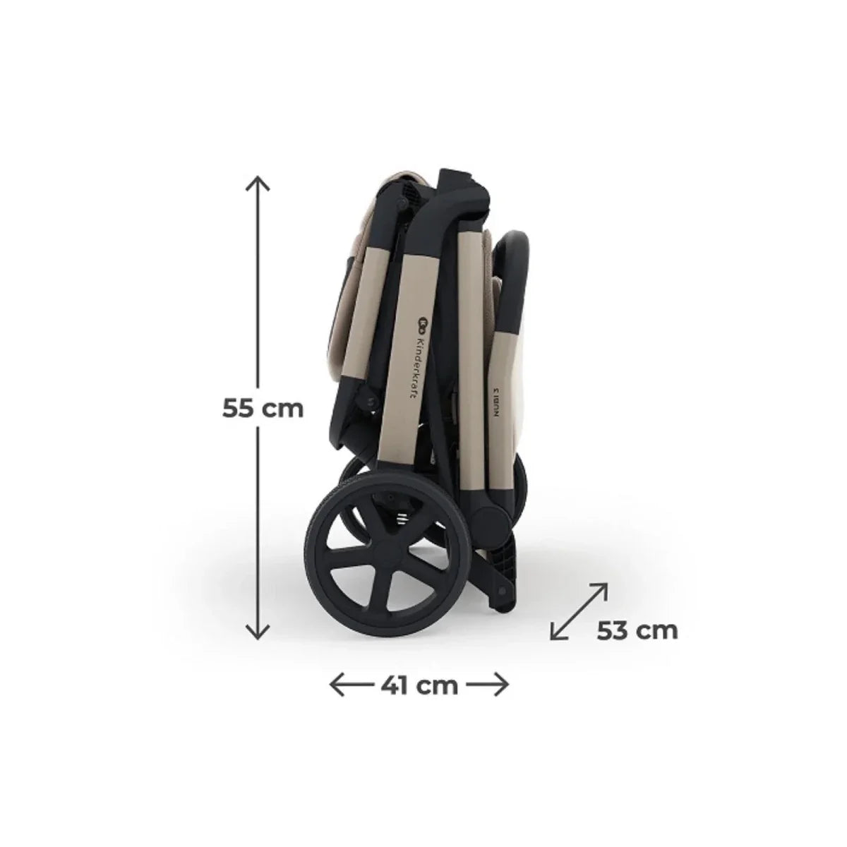Kinderkraft Nubi 3 Stroller - Sandy Beige