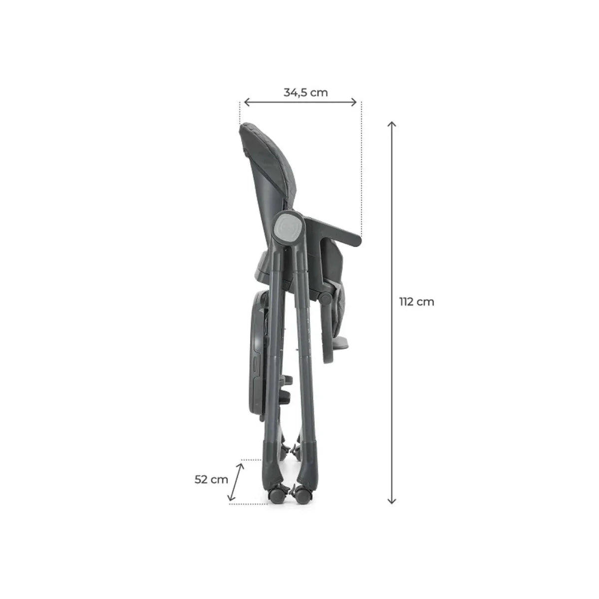 Kinderkraft Tulo 3-in-1 Highchair - Grey