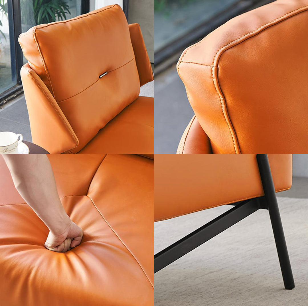 Karpov Tige Accent Leather Chair, Armchair, More Colours